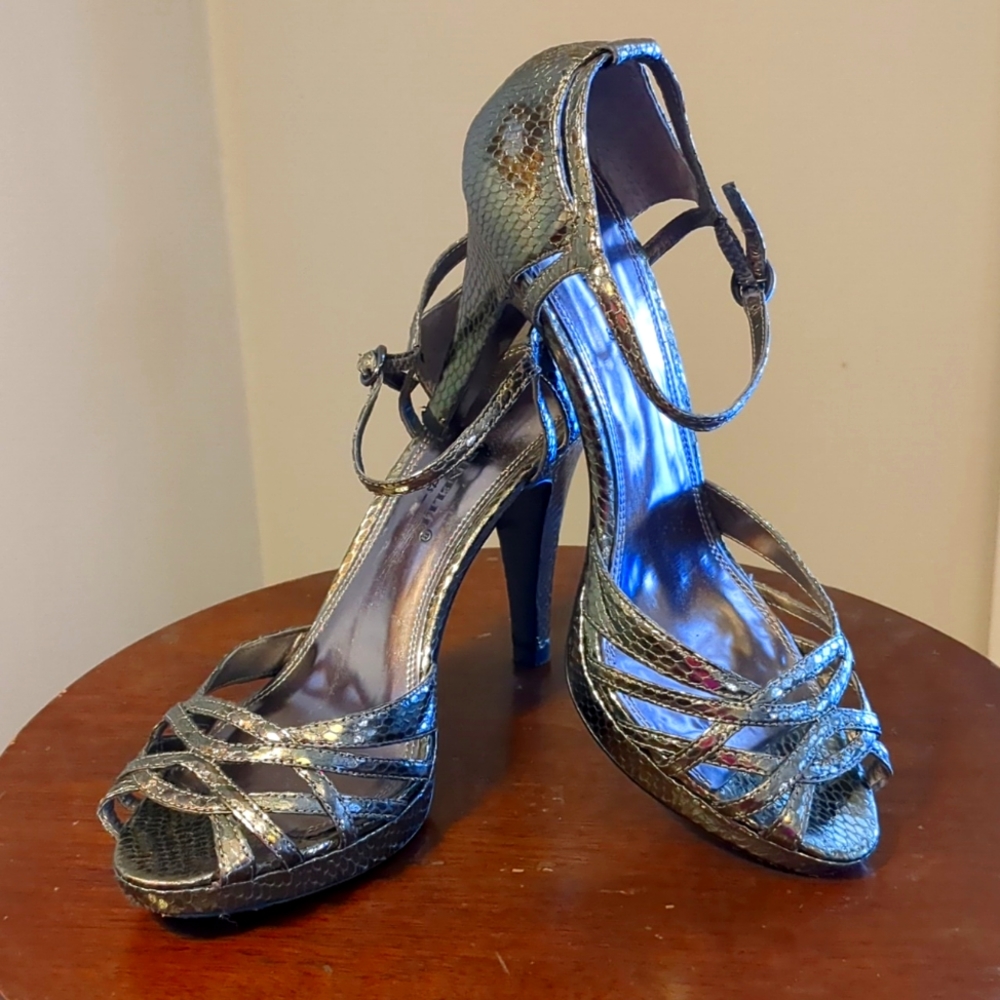 A. Marinelli Graphite Sandals